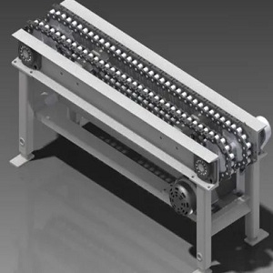 4 Row Magnet Bend Chain Conveyor